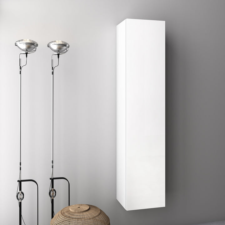Composition 8 pieces YOKA walnut/matt white 275cm